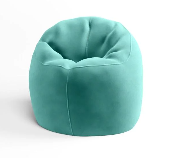 Кресло-мешок SkyPuff Облако Virginia велюр 100 см Light Teal (10001096)