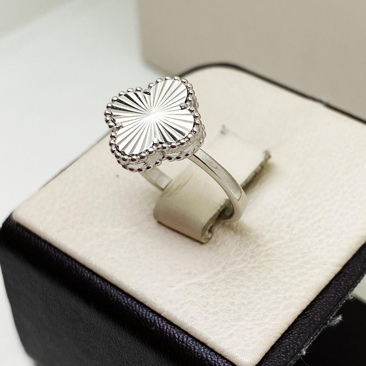 Кольцо серебряное Клевер р. 17 3,9 г (1794912149)