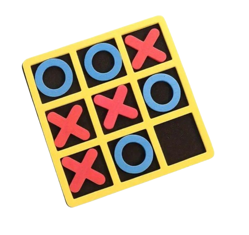 Настільна гра для дітей та дорослих Хрестики-Нолики Різнокольоровий (Т-1014) Настільна гра для дітей та дорослих Хрестики-Нолики Різнокольоровий (Т-1014)