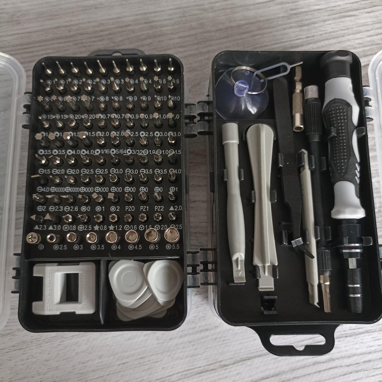 Набір викруток прецизійних і біт для електроніки Чорний (2612939294) - фото 4