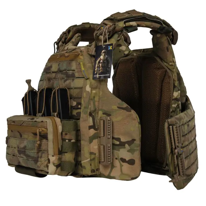 Плитоноска Warmor Gen6 Органайзер комбинирований под 3 магазина Мультикам - фото 5