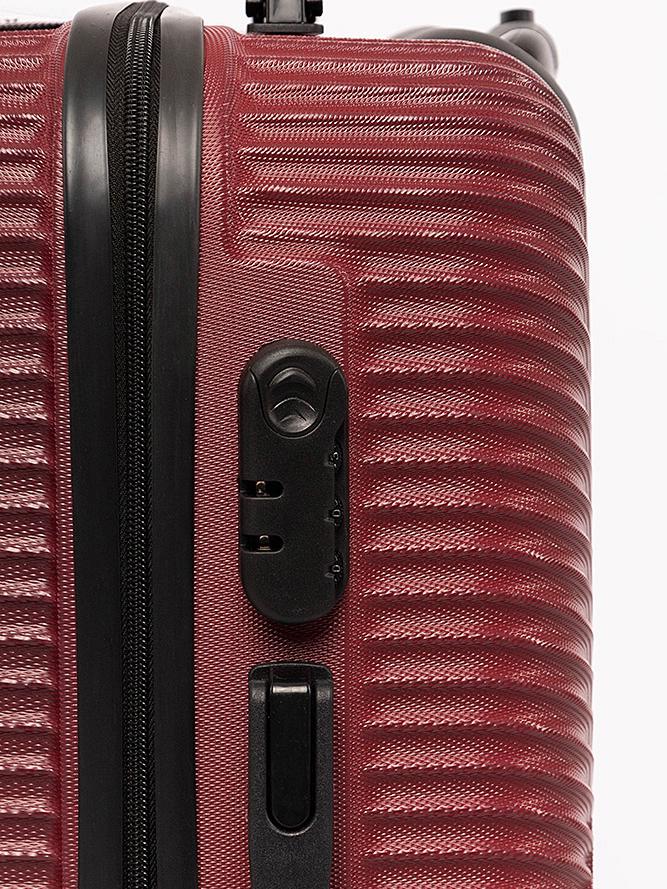 Валіза жіноча L Бордовий (ЦБ-00197815) - фото 5 Валіза жіноча L Бордовий (ЦБ-00197815) - фото 5