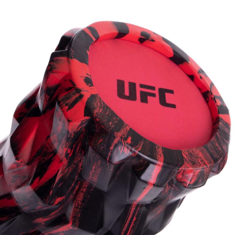 Роллер для йоги и пилатеса массажный UFC UHA-69722 33 см Черный/Красный (NA004356) - фото 3