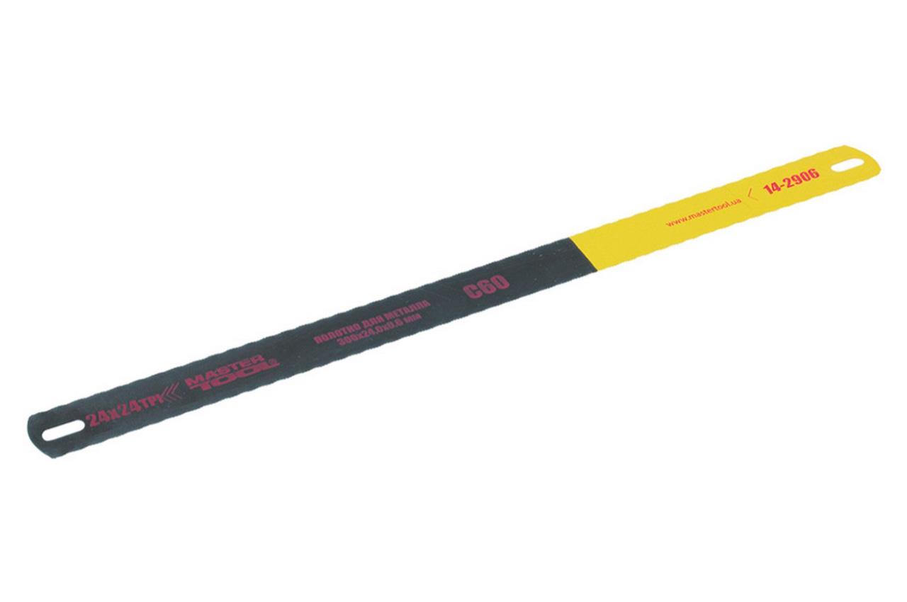 Полотно ножівкове по металу Mastertool 300 x 25 мм 24T x 1" Ram B (14-2906) Полотно ножівкове по металу Mastertool 300 x 25 мм 24T x 1" Ram B (14-2906)