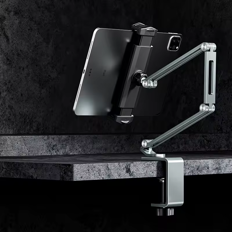 Тримач гнучкий VHG F12 Flexible Mobile Tablet Holder з поворотним механізмом для планшета/телефону Silver - фото 2