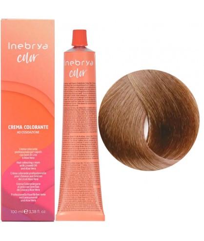 Крем-краска для волос INEBRYA Color с содержанием аммиака 100 мл 7/73 Блонд коричнево-золотистый Крем-краска для волос INEBRYA Color с содержанием аммиака 100 мл 7/73 Блонд коричнево-золотистый