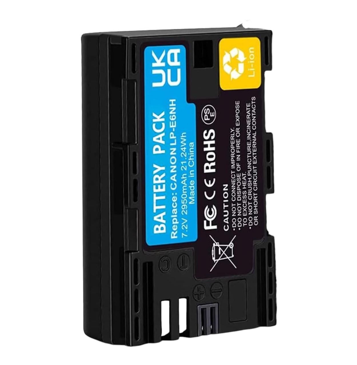 Аккумулятор ENEGON LP-E6NH 2800 мАч для Canon EOS R R5 R6 5D 6D 7D 90D 80D 70D 60D