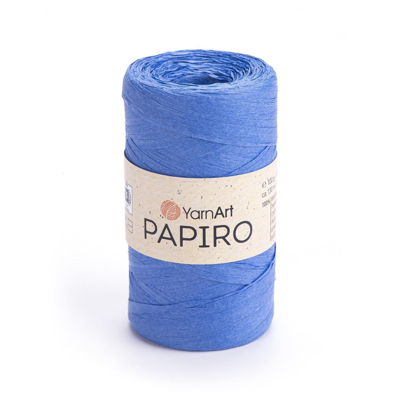 Рафия для макраме/шляп/сумок YarnArt Raffia Papiro бумажная 100 г Небесный №1325 (2618910492)