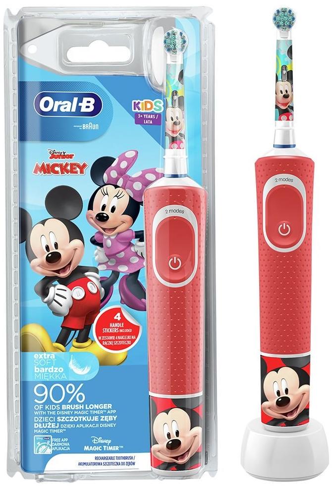 Щітка електрична зубна Braun Oral-B D100 Kids Mickey Mouse (D100.413.2K Mickey) - фото 2