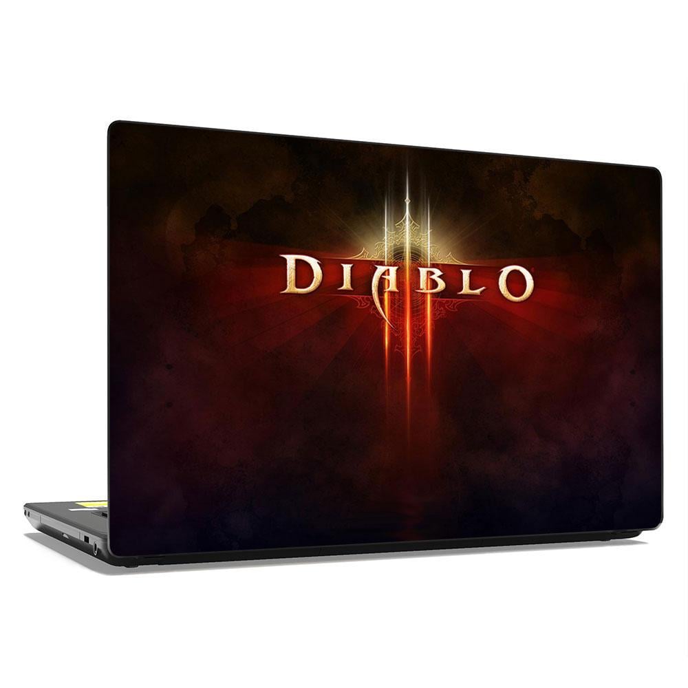 Декоративная наклейка на ноутбук 15,6" Diablo logo 380х250 мм (100602)