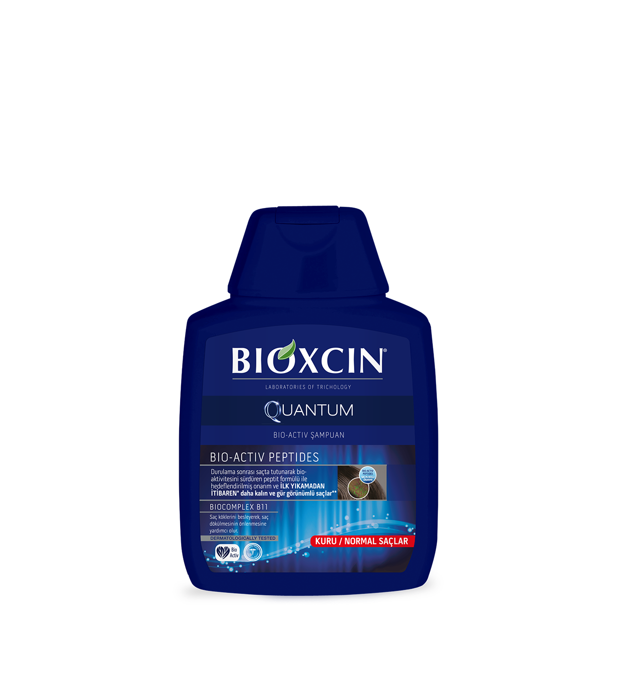 Шампунь лечебный Bioxcin Quantum Bio-Activ восстанавливающий для сухих волос и обычной кожи головы 300 мл (8434847)