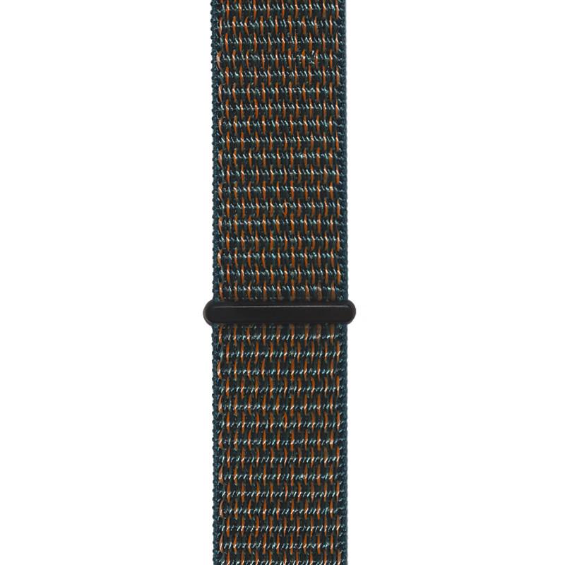 Ремешок для Apple Watch 38-40 mm Sport Loop Nike Orange/Green (29caa1-804)