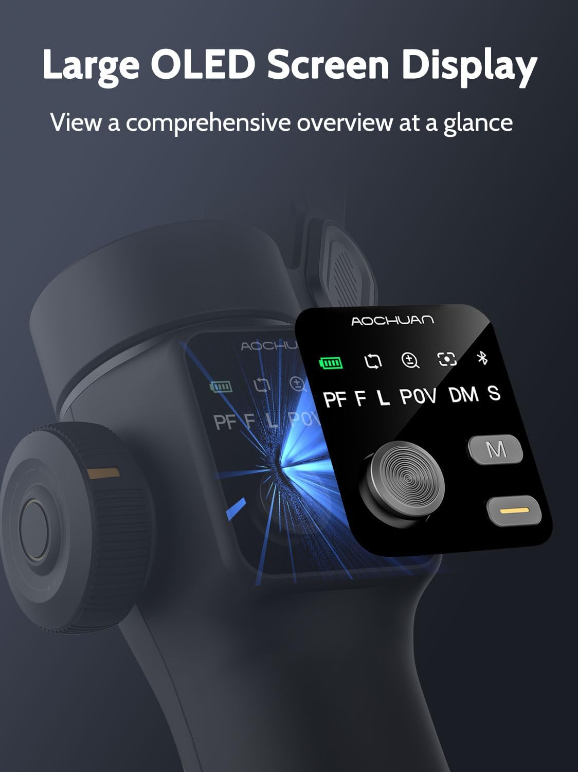 Стабілізатор для телефону AOCHUAN Smart V8 - фото 5 Стабілізатор для телефону AOCHUAN Smart V8 - фото 5