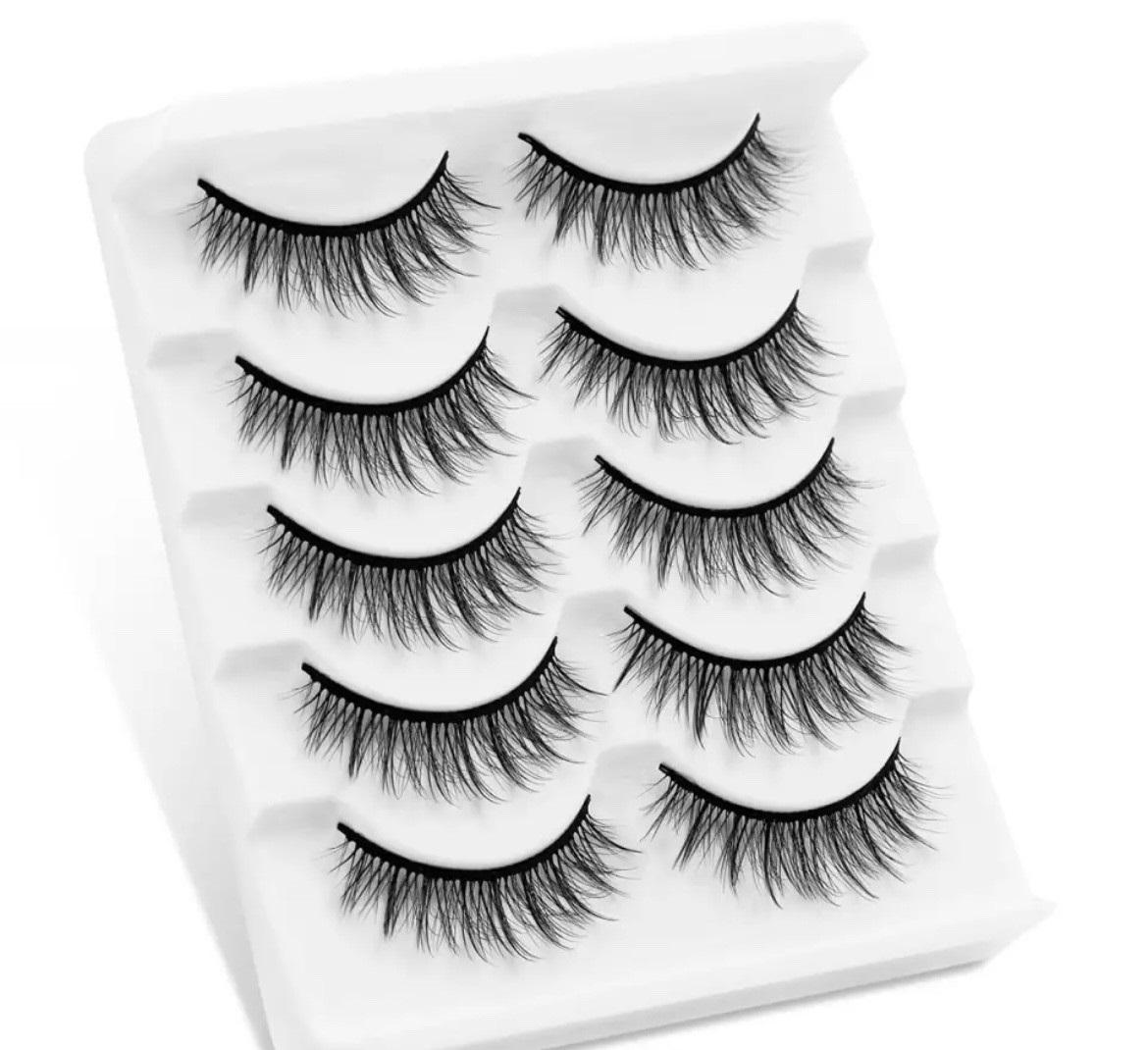 Набор многоразовых ресниц 5 пар (3D13)