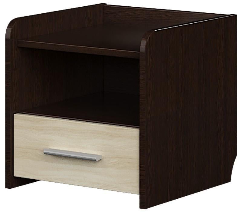 Тумба прикроватная Эверест Т-1 Венге комби (121373)