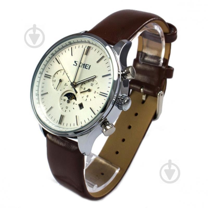 Часы Skmei 9117 Silver Case White Dail BOX (9117BOXSW) - фото 2