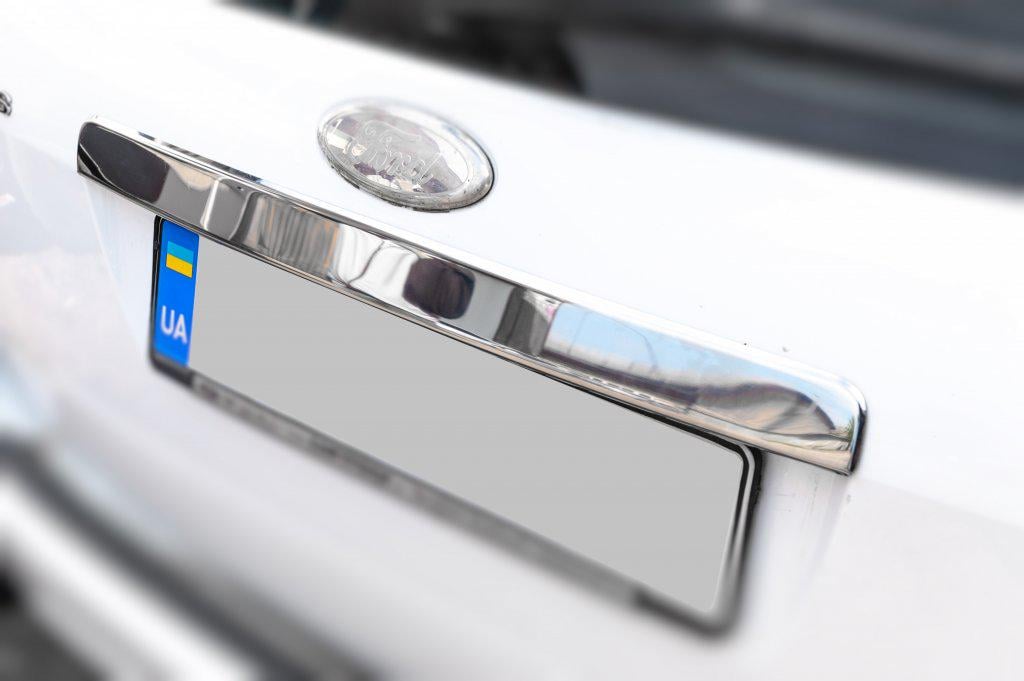 Хром планка над номером CarmosТурецкая сталь для Ford C-Max 2004-2010 гг. нержавеющая сталь Хром