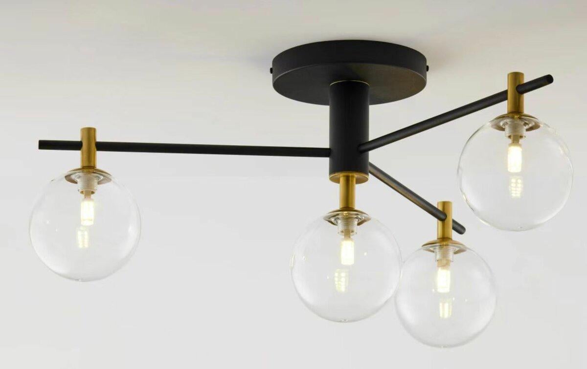 Люстра 9719-4 BK/Copper (46347) Люстра 9719-4 BK/Copper (46347)