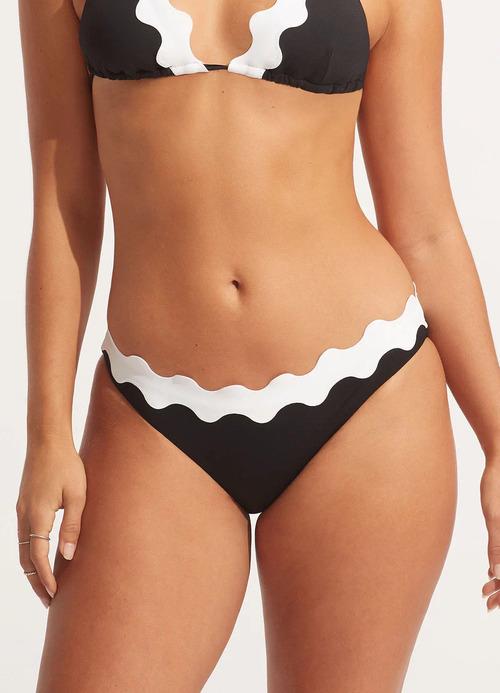 Плавки женские Seafolly S Черный (40711-717-black)
