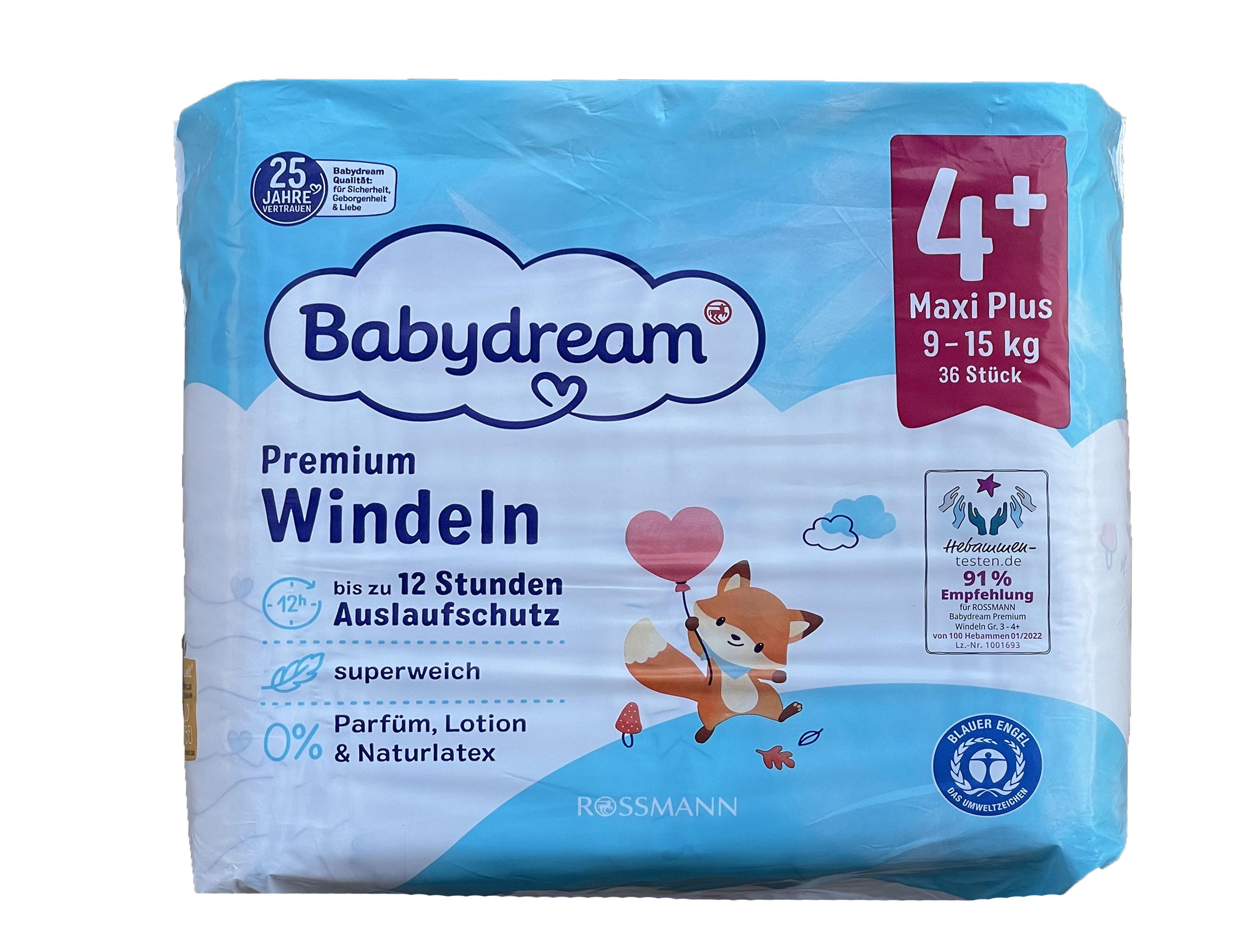 ᐉ Подгузники Babydream Premium 4+ Maxi Plus 9-15 кг 36 шт. (11003770)