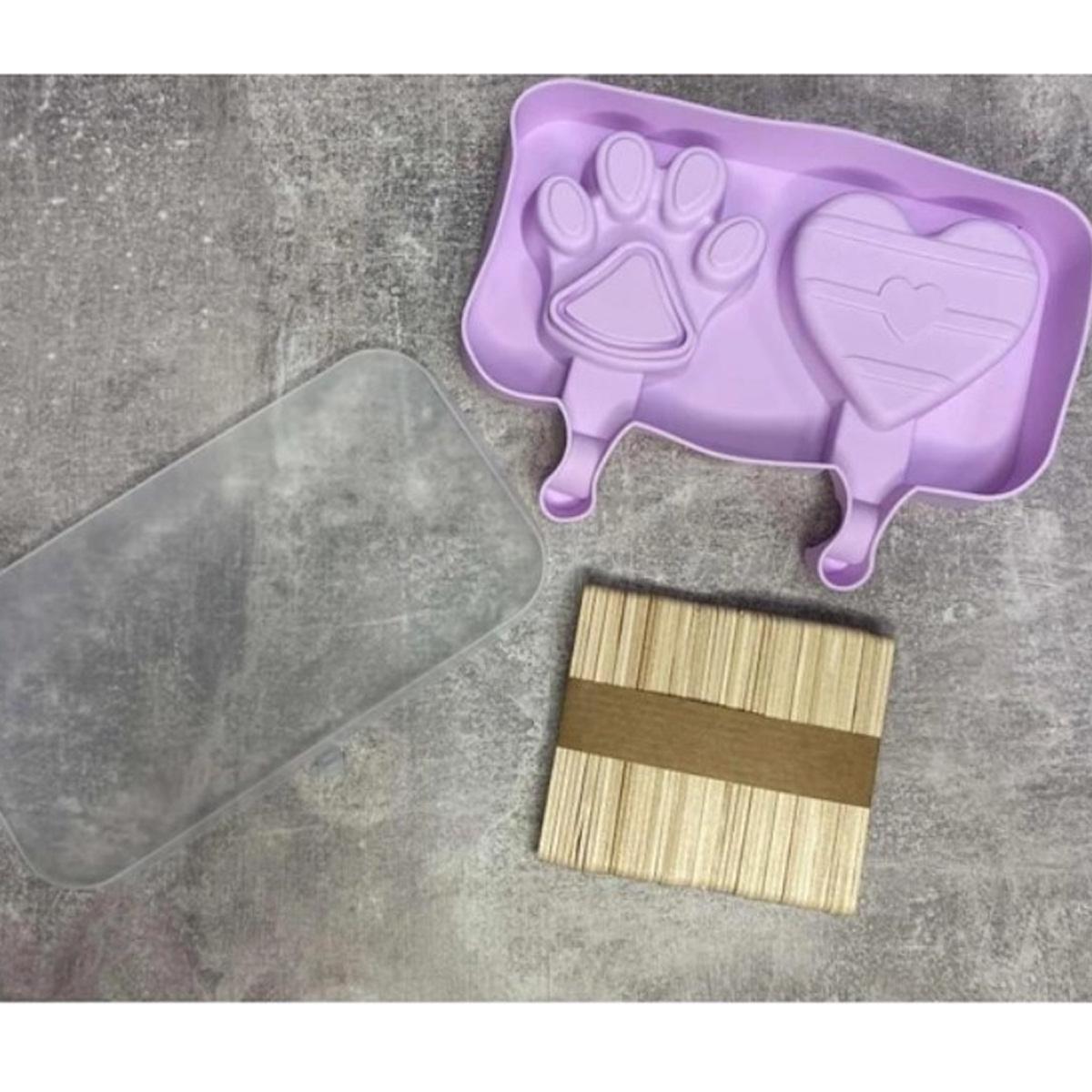 Форма для морозива Stenson Stamp 19,5х14,5х2,5 см (MH-4416) - фото 3 Форма для морозива Stenson Stamp 19,5х14,5х2,5 см (MH-4416) - фото 3