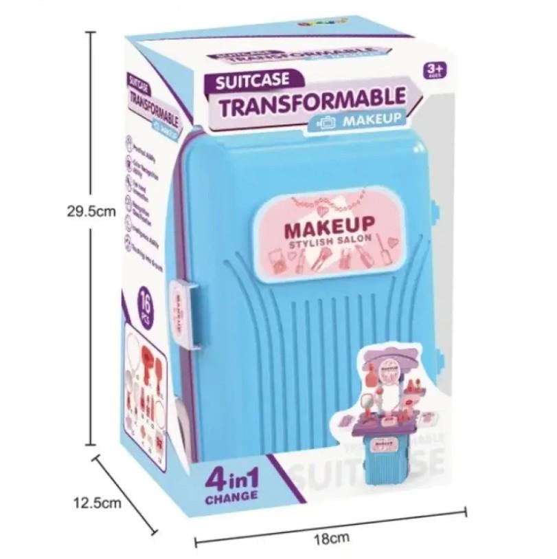 Дитячий ігровий набір для дівчаток Suitcase Transformable Makeup (CK05A) - фото 7 Дитячий ігровий набір для дівчаток Suitcase Transformable Makeup (CK05A) - фото 7