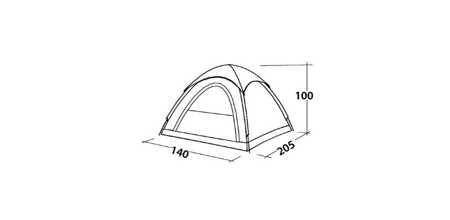 Палатка Easy Camp Tent Comet 200 (1046-120338) - фото 2