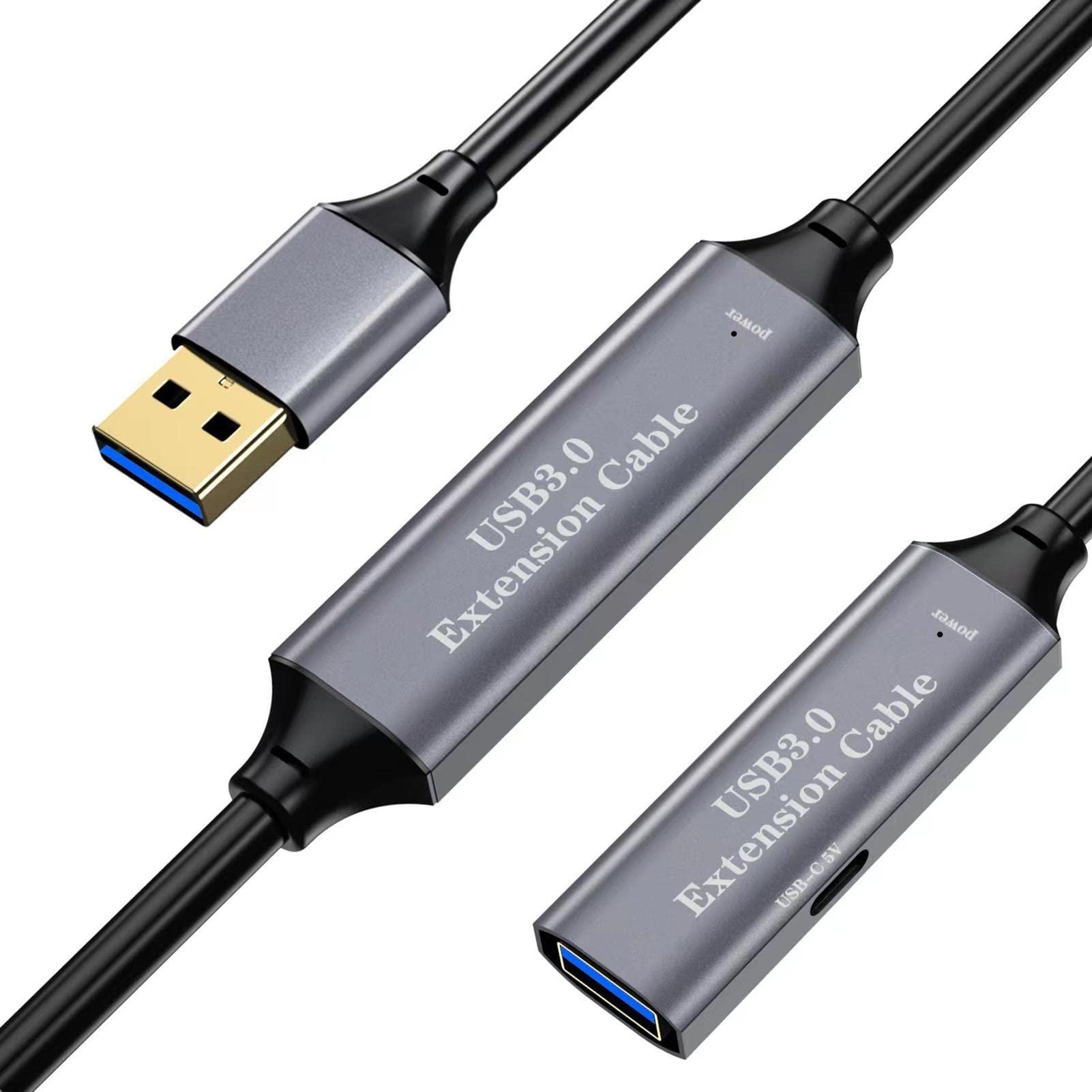 Кабель с активным усилением USB AM/AF Extension cable with Chip 2 с портом Type-C 10 м (14197556) - фото 4