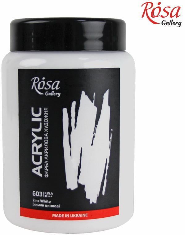 Акриловая краска ROSA Gallery 400 мл Белила цинковые (Az1-4823098513773)