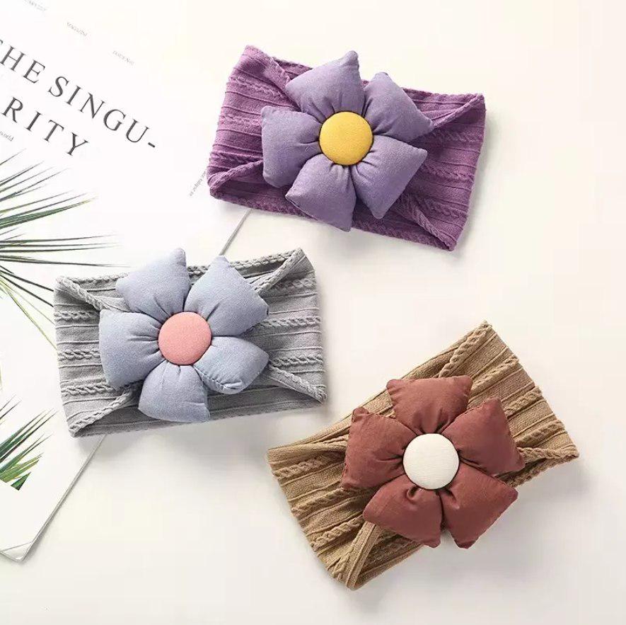 Афробант-пов'язка на голову №2 Квіточка Помаранчевий (131237) - фото 6