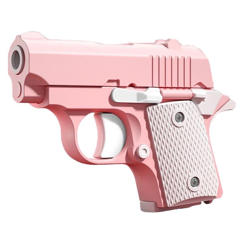 Дитячий іграшковий пістолет-антистрес Pink/White (00000078667_2)
