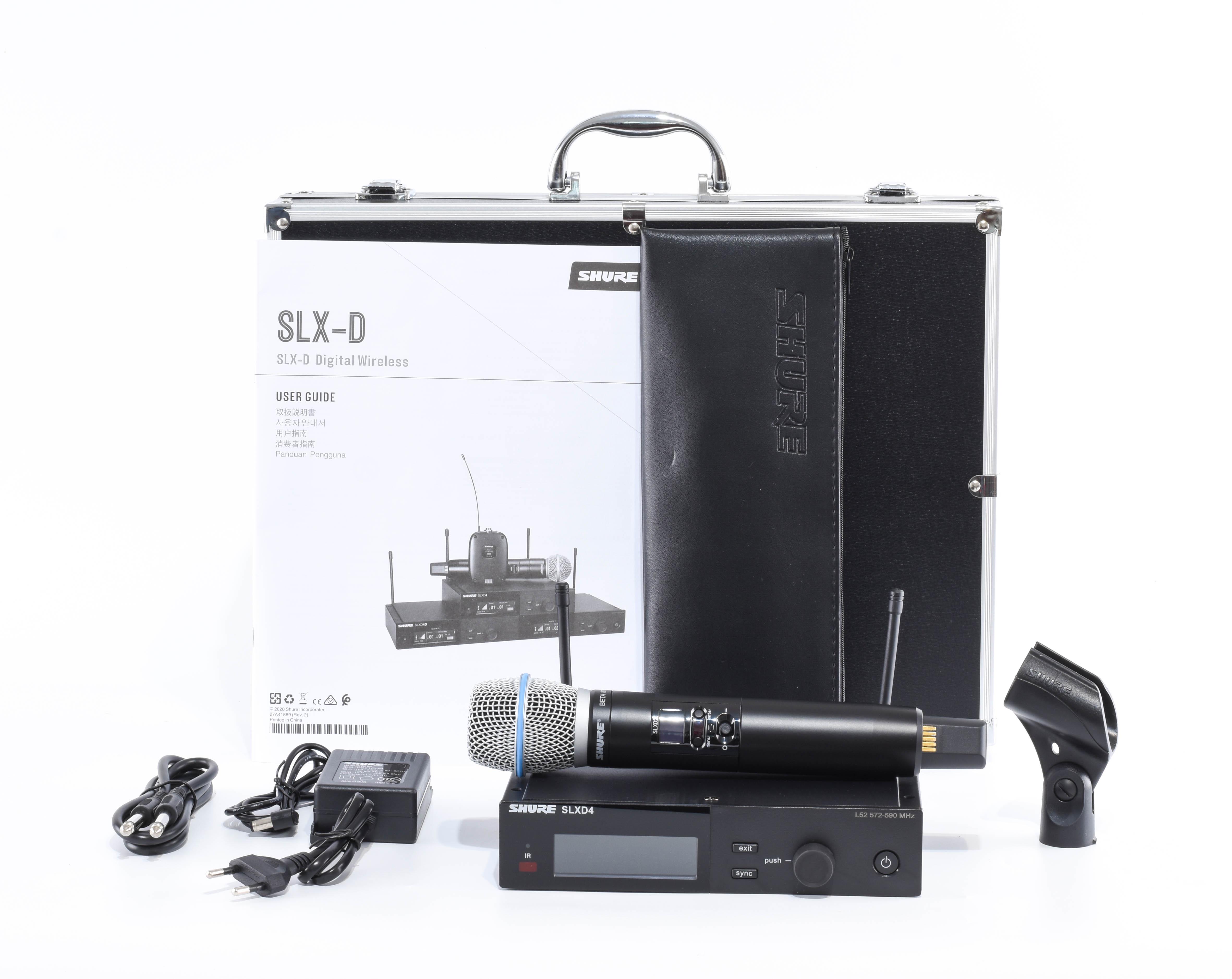 Радіосистема SHURE SLX-D BETA 87A (0078) - фото 2 Радіосистема SHURE SLX-D BETA 87A (0078) - фото 2