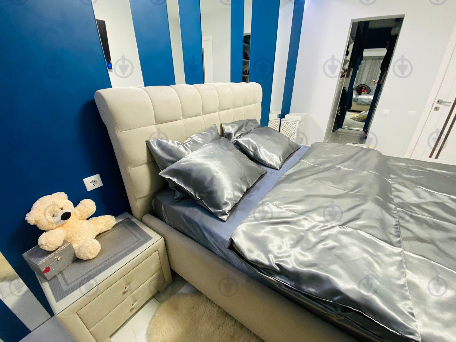 Комплект постільної білизни Moka Textile полуторний 4 наволочки 50х70 см/70х70 см Сріблий (2552737153) - фото 8 Комплект постільної білизни Moka Textile полуторний 4 наволочки 50х70 см/70х70 см Сріблий (2552737153) - фото 8