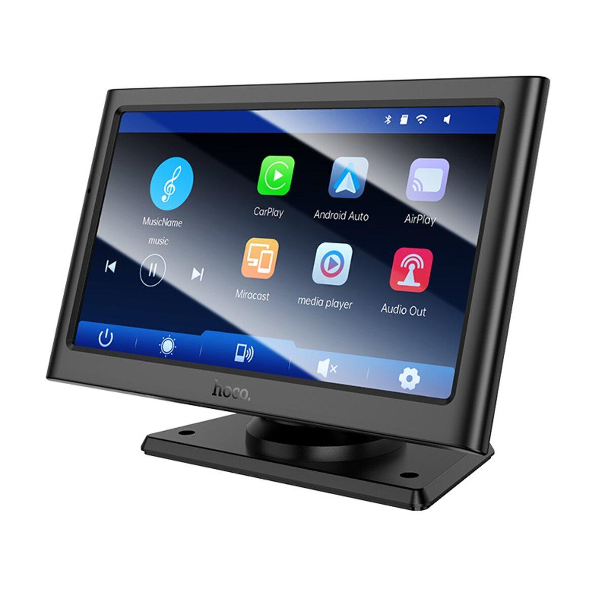 Автомобільний монітор Hoco HU2 Imogen 7'' car Bluetooth AUX CarPlay Black (6942007623681) Автомобільний монітор Hoco HU2 Imogen 7'' car Bluetooth AUX CarPlay Black (6942007623681)
