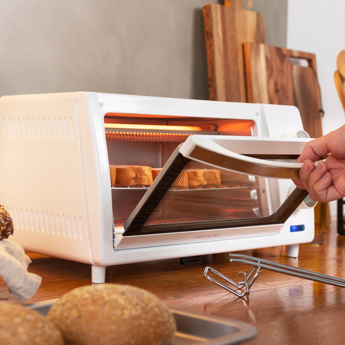 Электропечь CECOTEC Mini oven Bake&Toast 1000 White (00-00072879) - фото 2