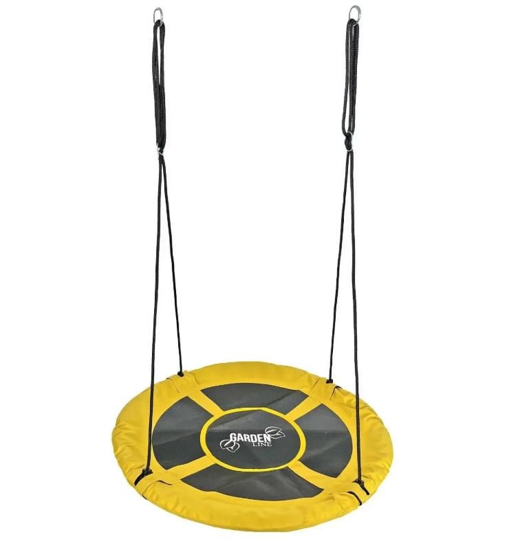 Кресло подвесное Garden Line дачное для детей и взрослых Желтый - фото 1 Кресло подвесное Garden Line дачное для детей и взрослых Желтый - фото 1