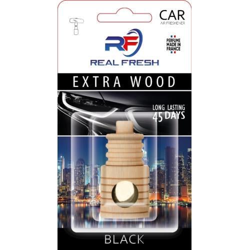 Освежитель воздуха жидкий REAL FRESH EXTRA WOOD Black 5 мл