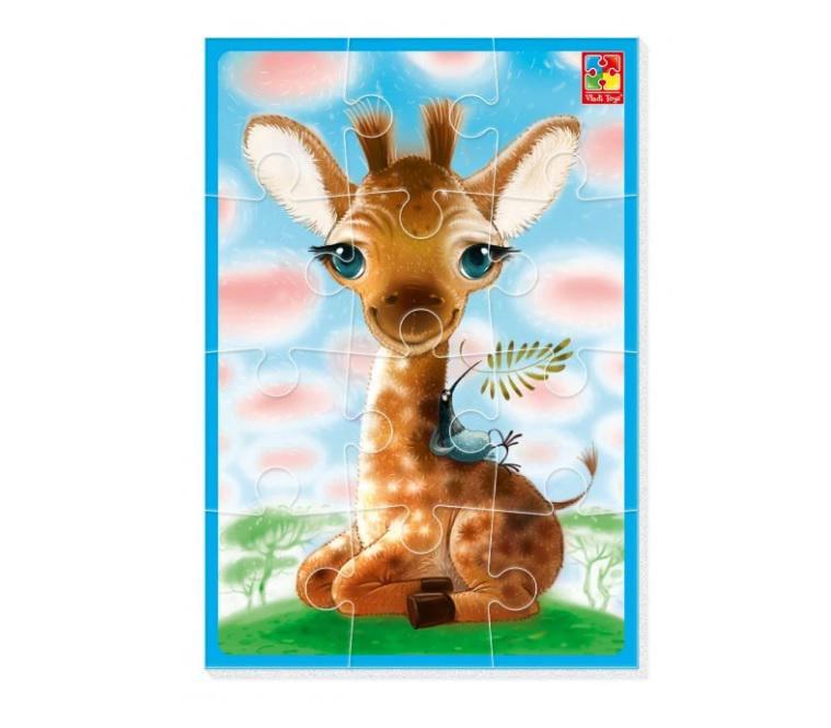 Пазли м'які Vladi Toys А5 Малюк зможе Жираф (MTT-170806)