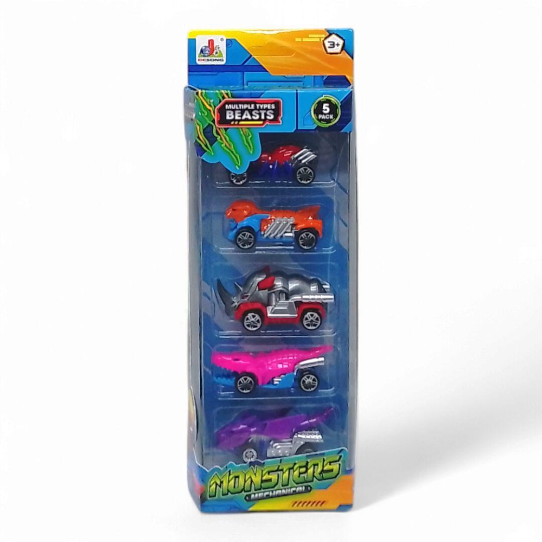 Набор машинок металлических Monsters 5 шт. вид 1 (253588) Набор машинок металлических Monsters 5 шт. вид 1 (253588)