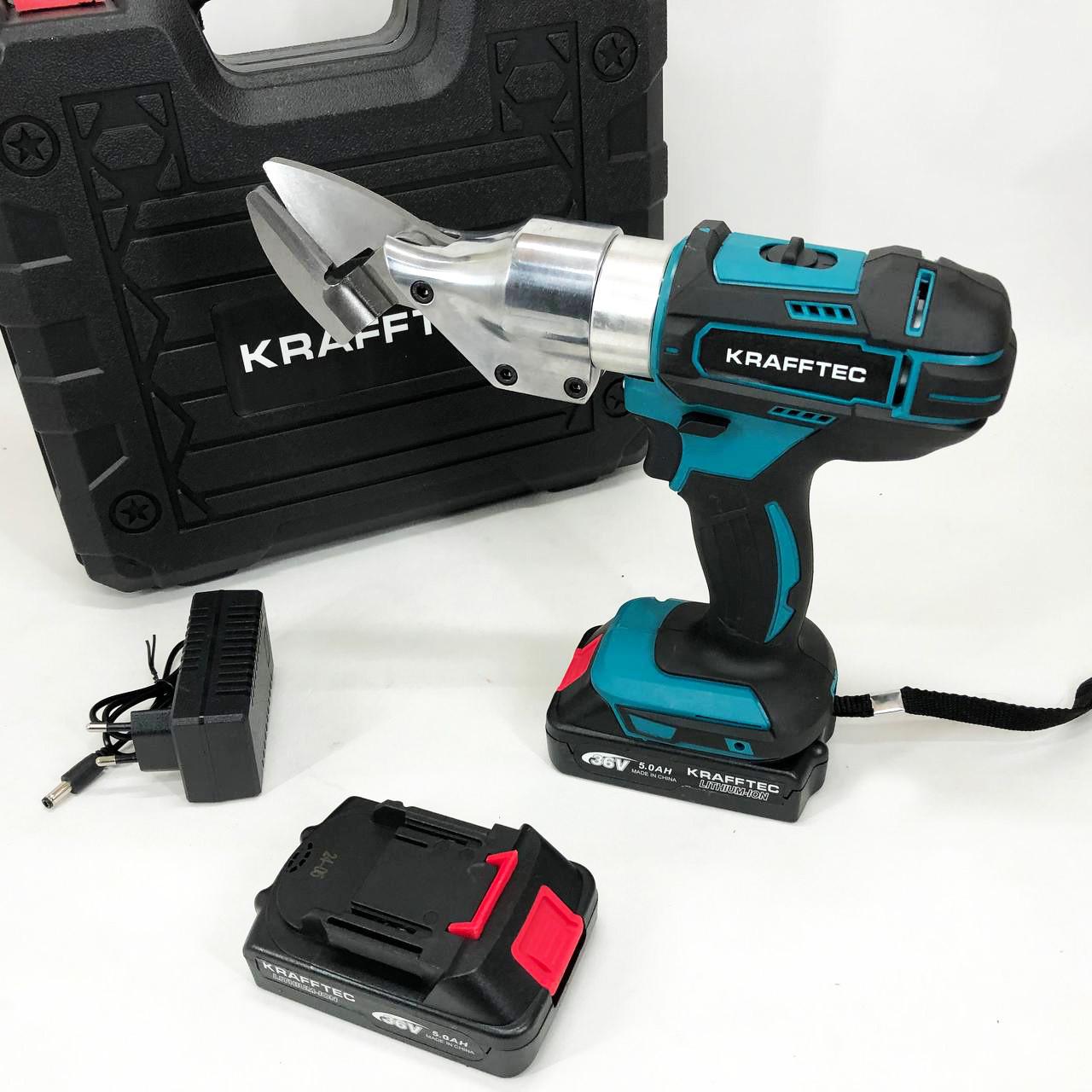 Ножницы для металла Krafftec DJS130R 2 акб аккумуляторные в кейсе 36V/5AP - фото 6 Ножницы для металла Krafftec DJS130R 2 акб аккумуляторные в кейсе 36V/5AP - фото 6