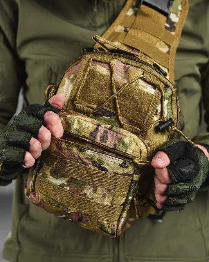 Рюкзак тактичний військовий 6 л Койот (2549774518) - фото 2 Рюкзак тактичний військовий 6 л Койот (2549774518) - фото 2