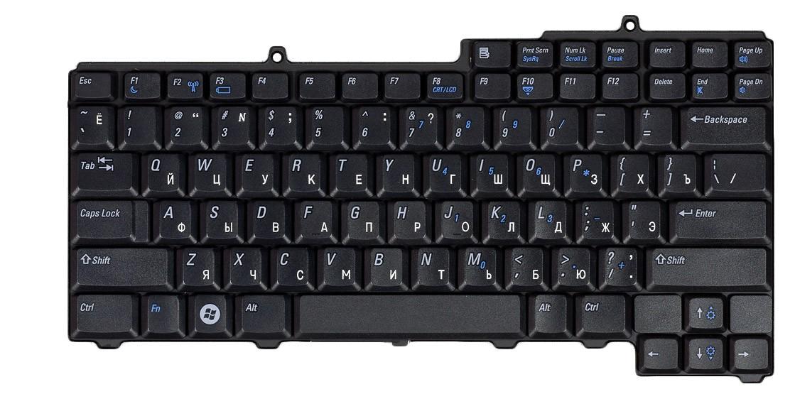 Клавиатура для ноутбука Dell Latitude D520/D530 Black