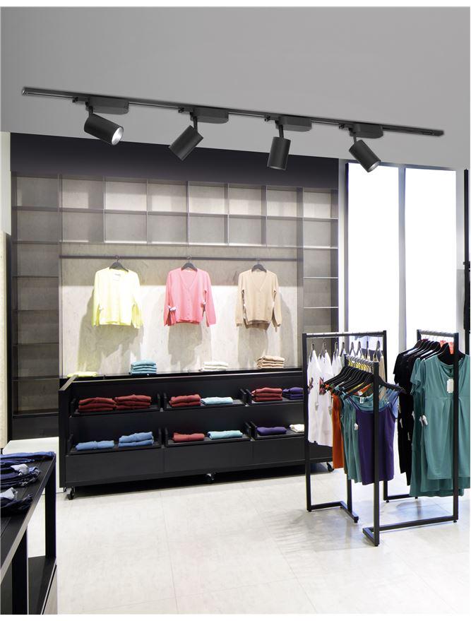 Прожектор трековый Nova Luce Herm (7770406) - фото 2