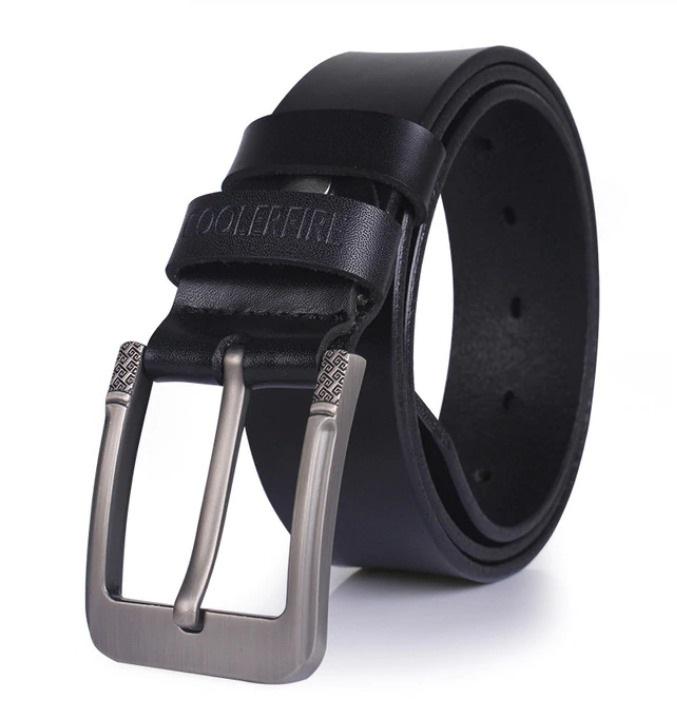 Шкіряний чоловічий ремінь Primo Coolerfire HQ031 Black (1038864421)