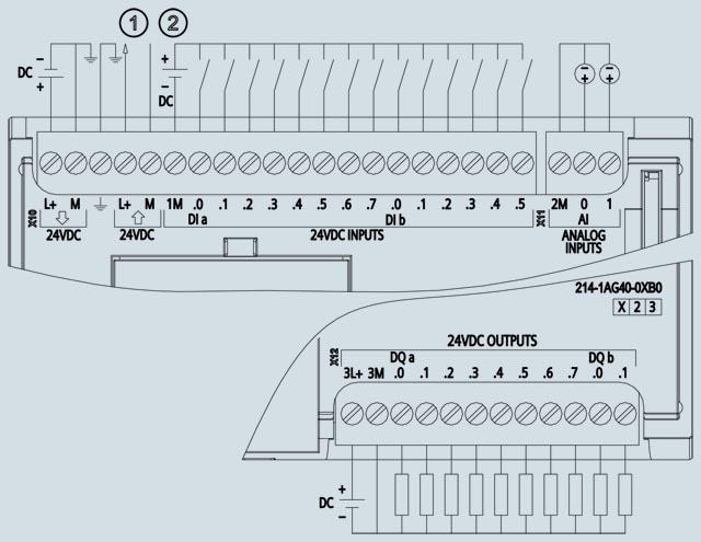 Процессор/контроллер центральный Siemens Simatic S7-12006ES7214-1AG40-0XB0 - фото 2