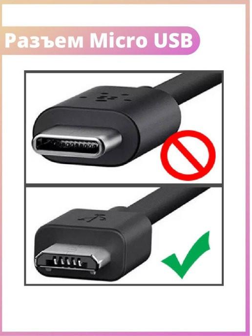 Кабель для заряджання телефону Micro USB 1 м Білий (98777090) - фото 6