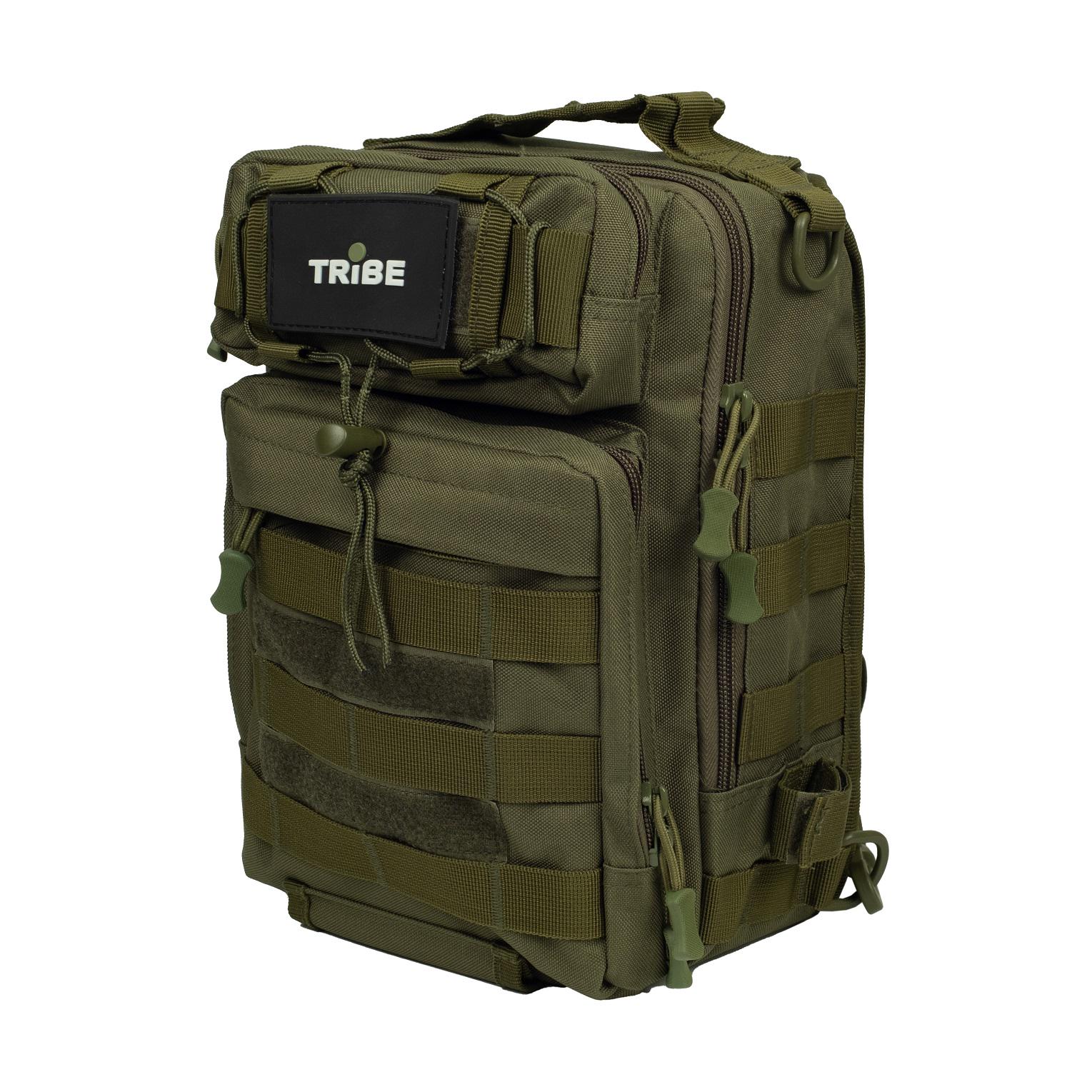 Сумка через плече Tribe Sling Pack 6,5 л Оливковий (T-IE-0003-olive)