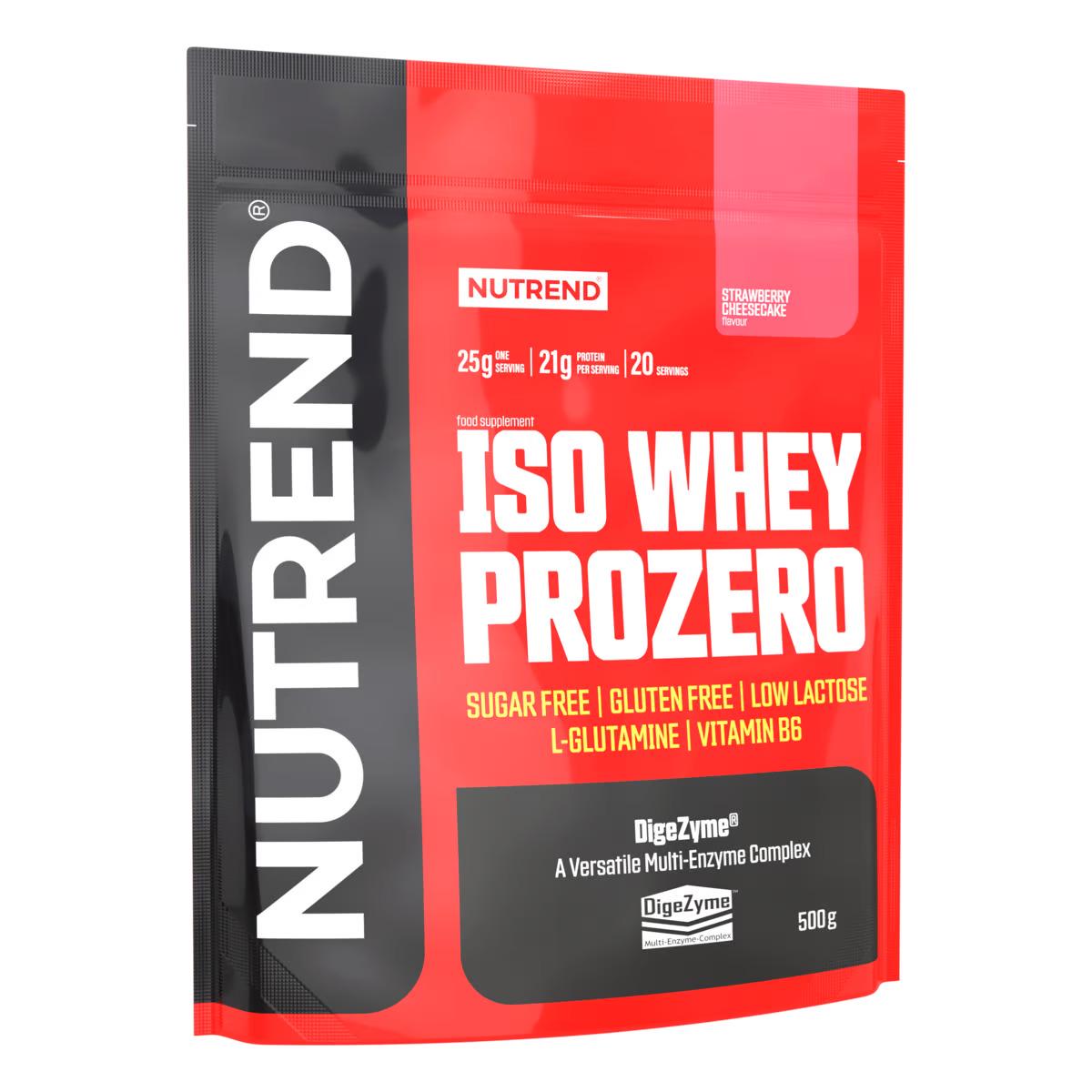Протеин Nutrend Iso Whey ProZero Strawberry cheesecake 500 г