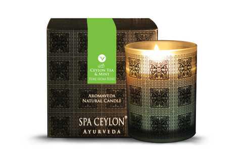 Аромасвеча SPA CEYLON Цейлонский чай и мята Аромасвеча SPA CEYLON Цейлонский чай и мята