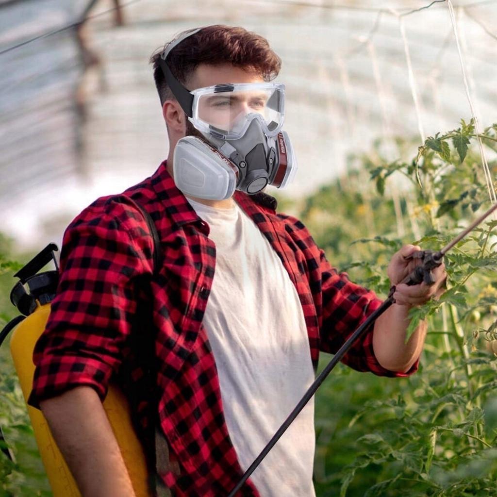 Респиратор полумаска 6200 с угольными фильтрами и защитными очками (6200CPSETGGL) - фото 9 Респиратор полумаска 6200 с угольными фильтрами и защитными очками (6200CPSETGGL) - фото 9